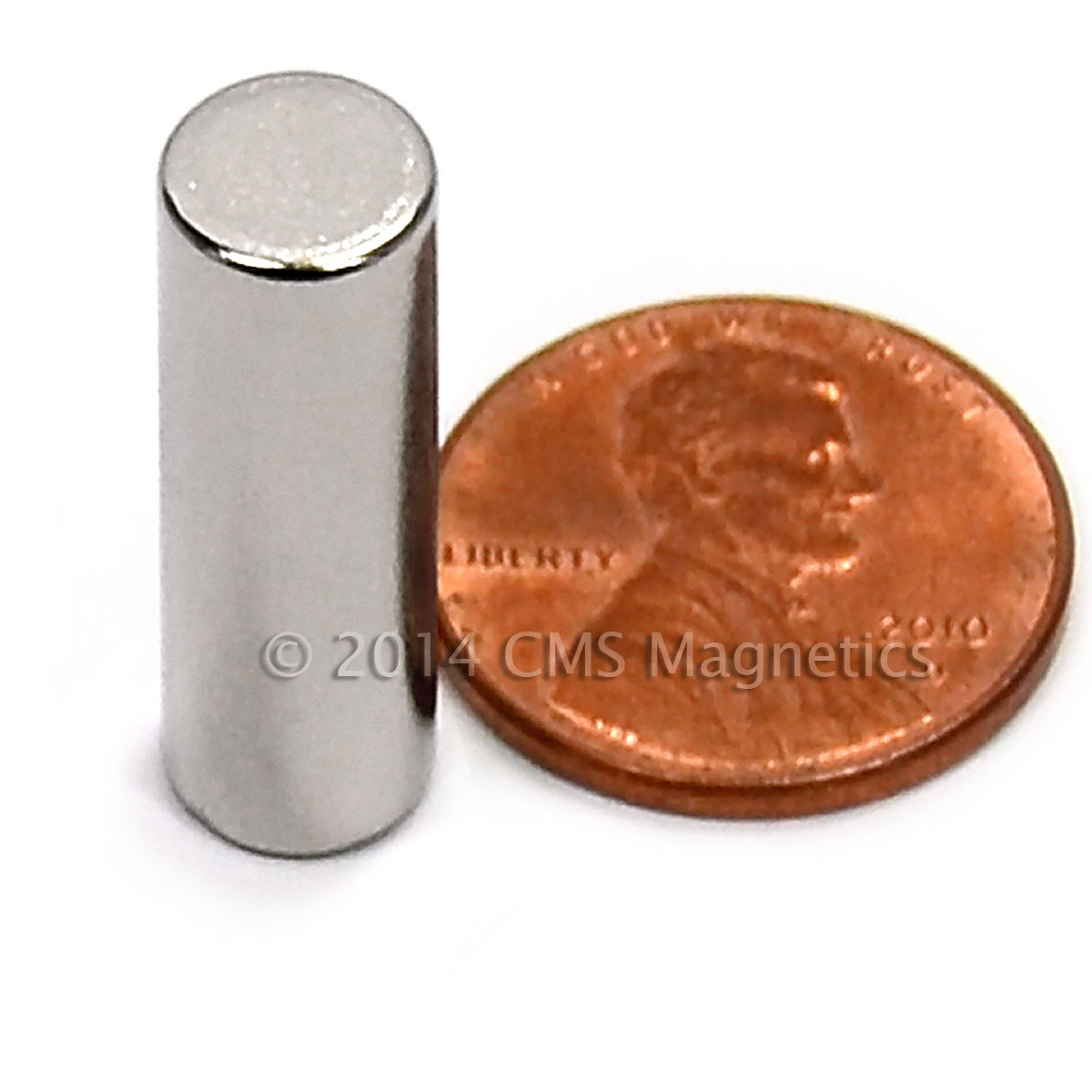 Cylinder magnets Neodymium Cylinder Magnet N52 5/16"x1" Rare Earth Cylindrical magnets (ND0245-52NM)