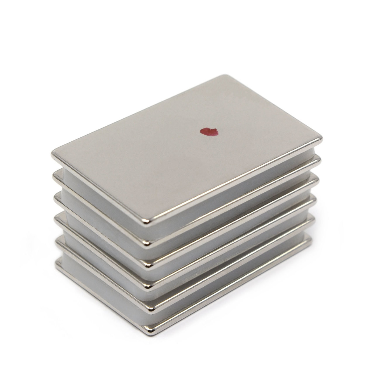 N45 1-1/2"x1"x1/16" Neodymium Rare Earth Block Magnet