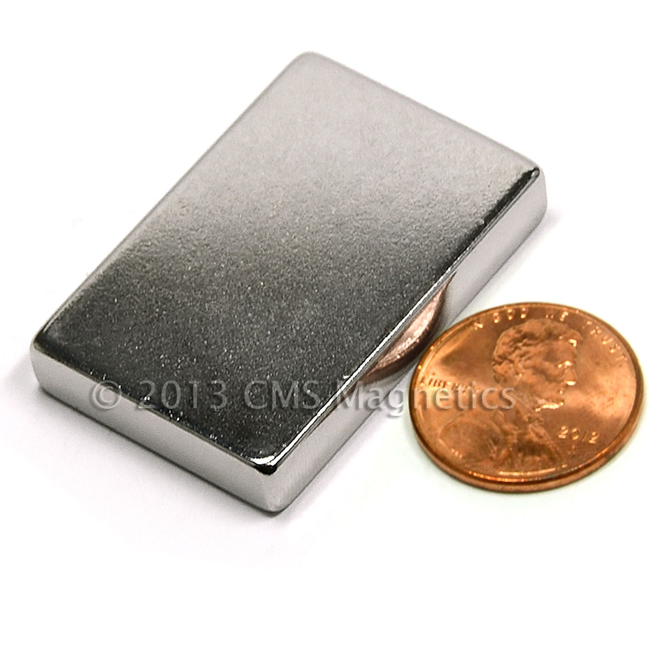 Neodymium Magnet N50 1-1/2"x1"x1/8" Neodymium Rare Earth Block Magnet (NB021362-50NM)