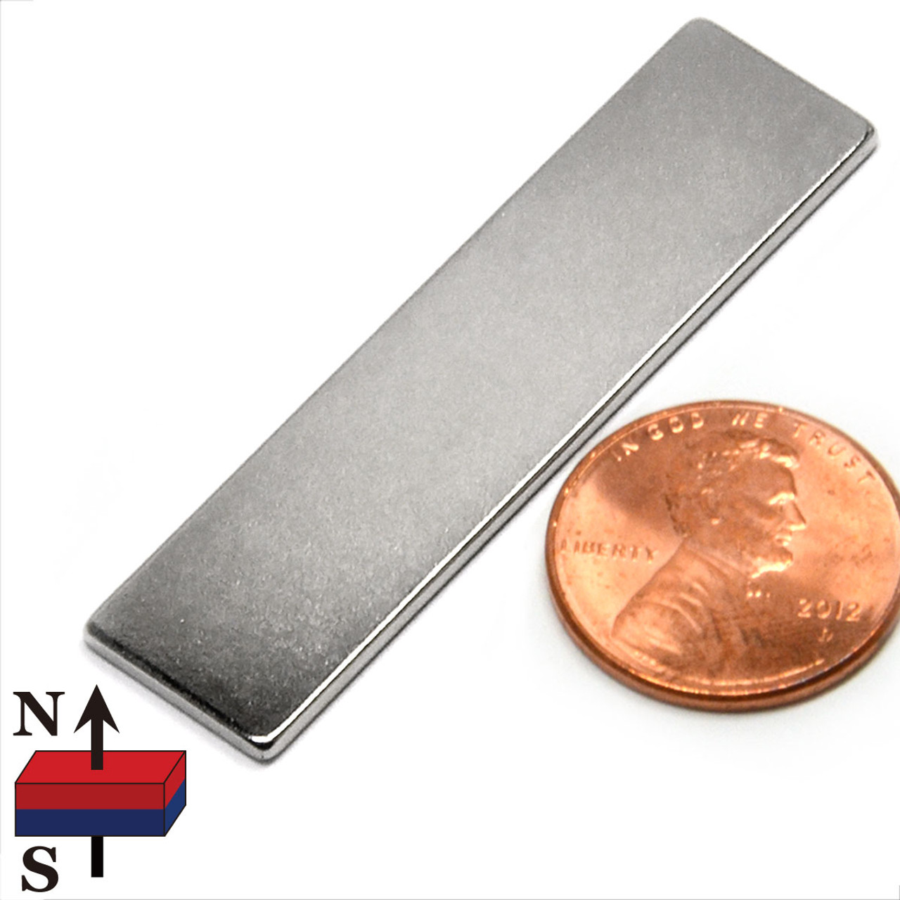 2x1/2x1/16" NdFeB Bar Magnets