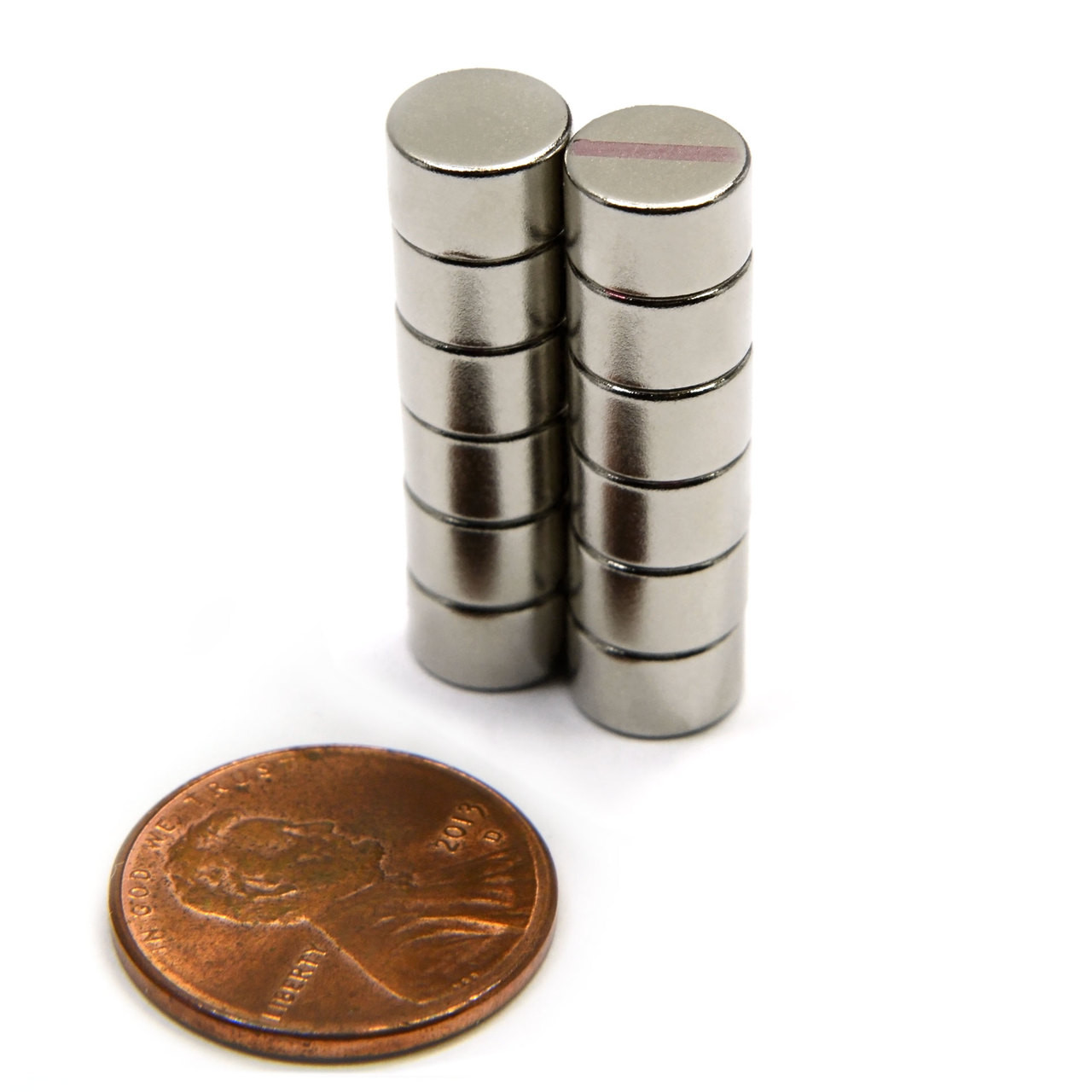Cylinder Magnet Neodymium  N52 5/16"x3/16"
