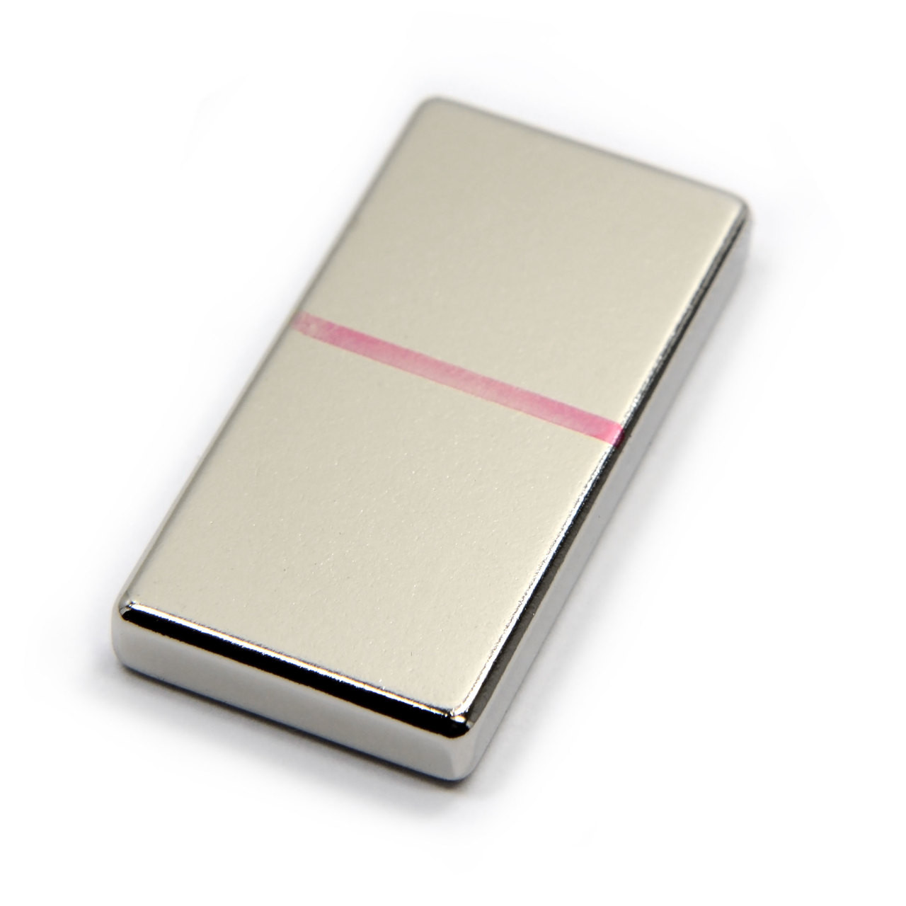 Close-up of N45 Neodymium Block Magnet highlighting its smooth finish and edges