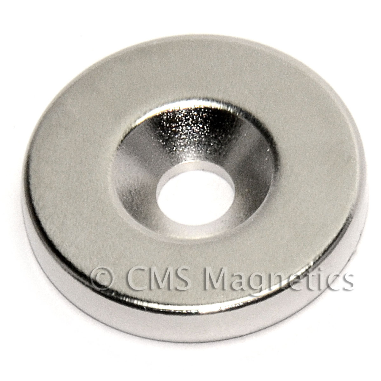 Strong Rare Earth Disc Magnet with 8 Countersunk Holes