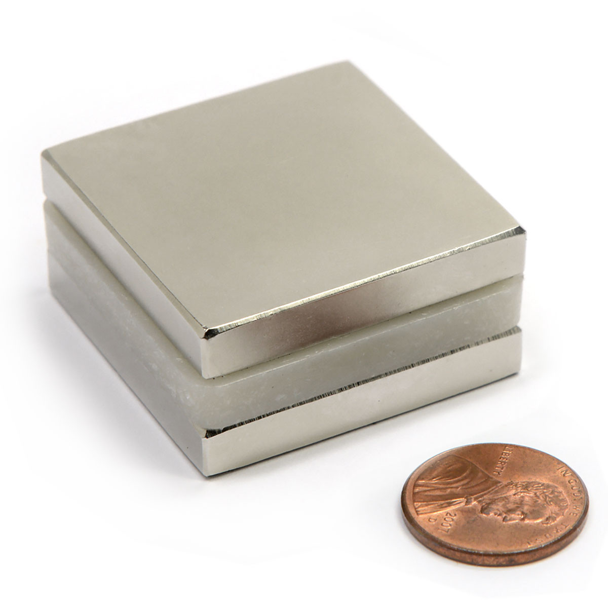 Compact Neodymium Block Magnet N45, 40 LB Pull Strength