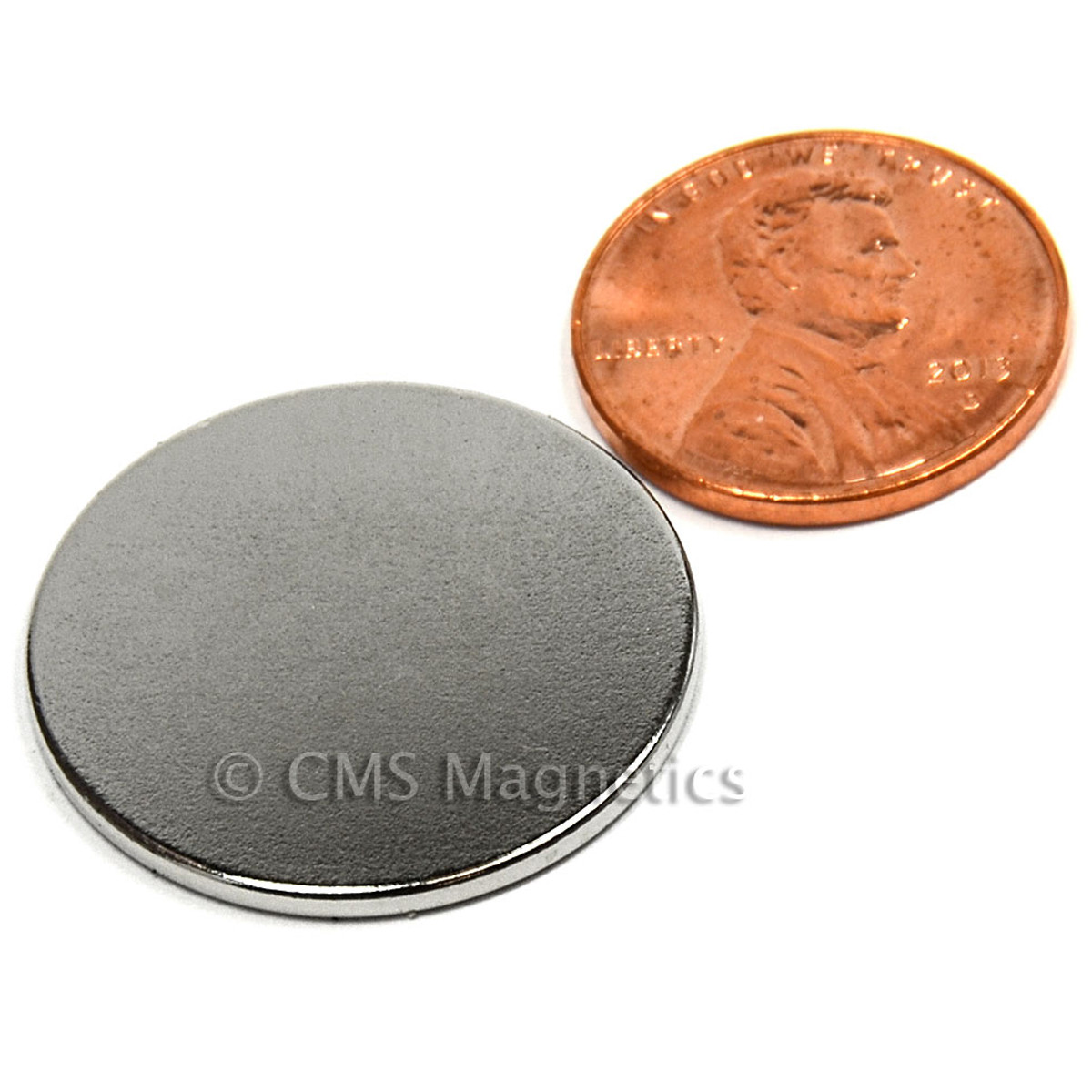 1X1/16" N45 Disc Neodymium Magnet