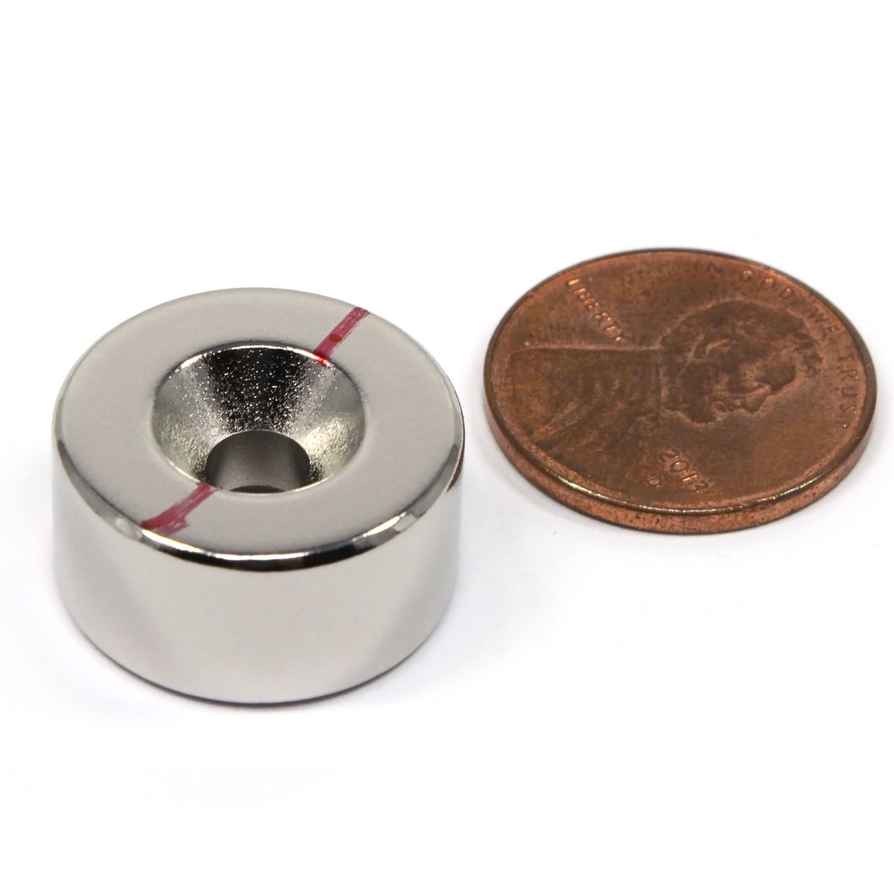Neodymium Disc Magnet w/ #8 Countersink
