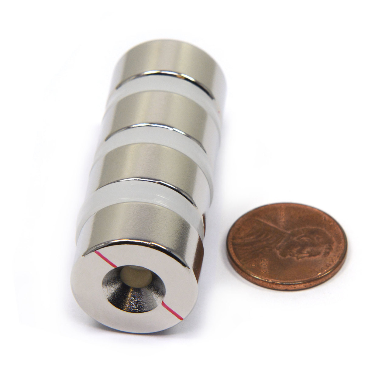 Neodymium Disc Magnet w/ #8 Countersink