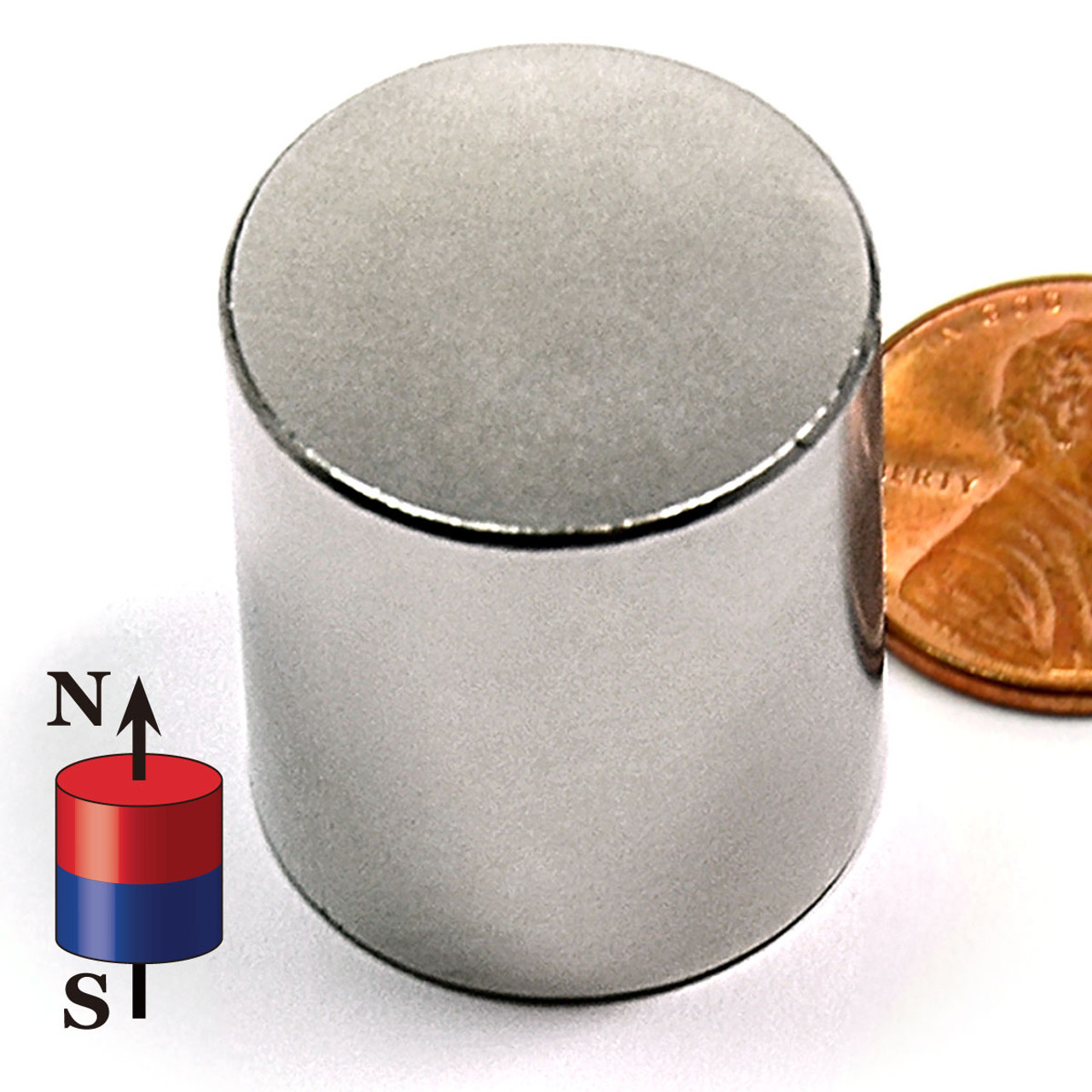 Strong Cylindrical Magnet for Industrial Applications