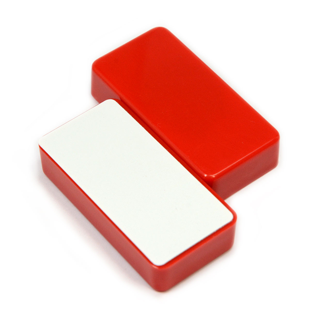 Strong Red Domino Magnets for Crafting and Organization