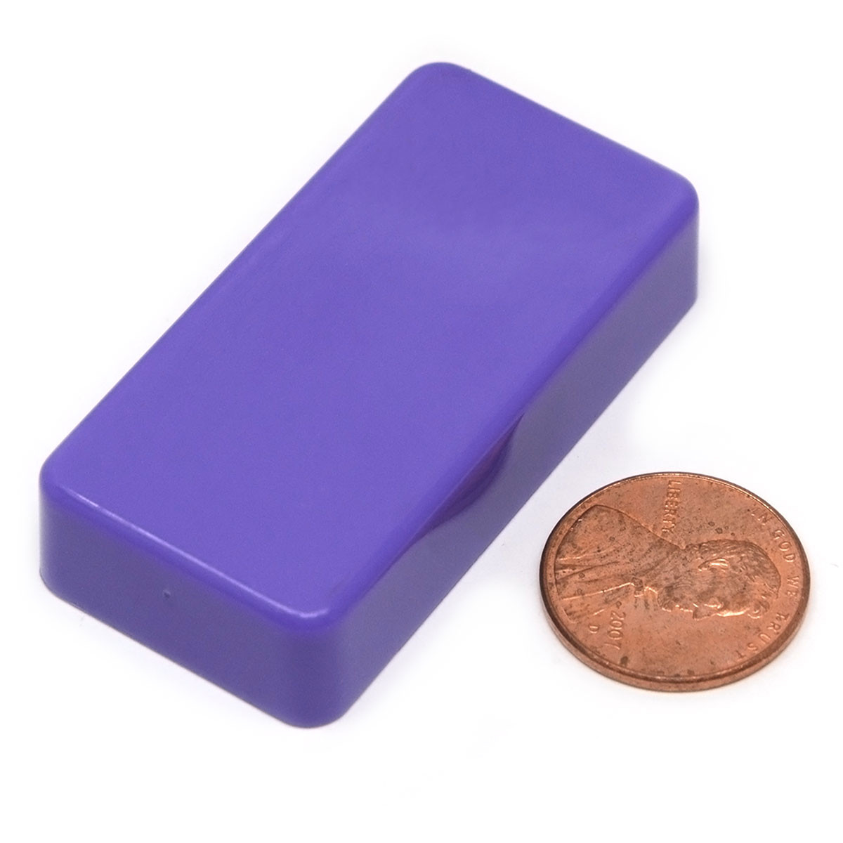 Magnetic Whiteboard Holders Purple Plastic Coated
