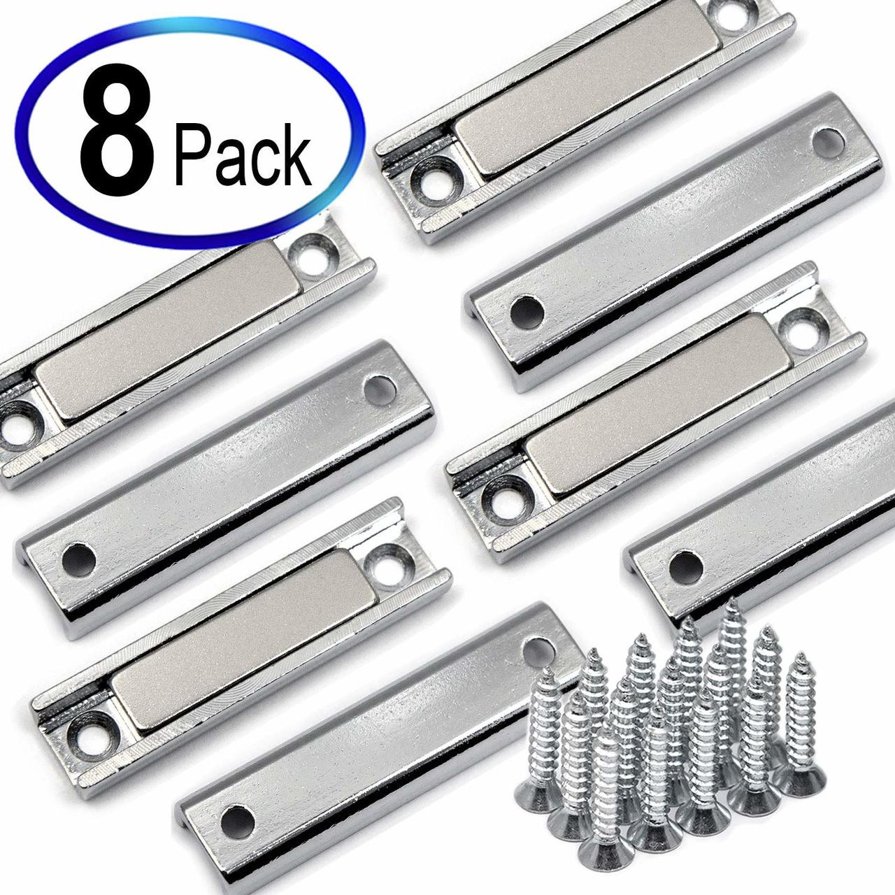 45 LB Ultra-Strong Neodymium Channel Magnets Set with Countersunk Holes & Screws - Perfect for DIY, Home, and Industrial Use