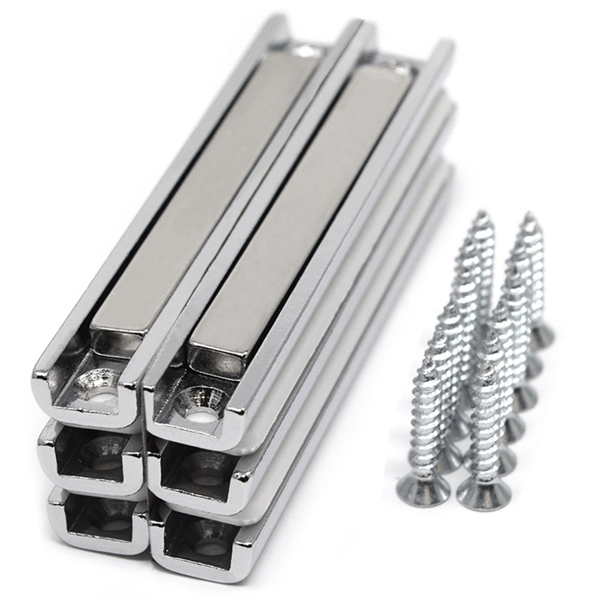 neodymium  channel magnets with hardware