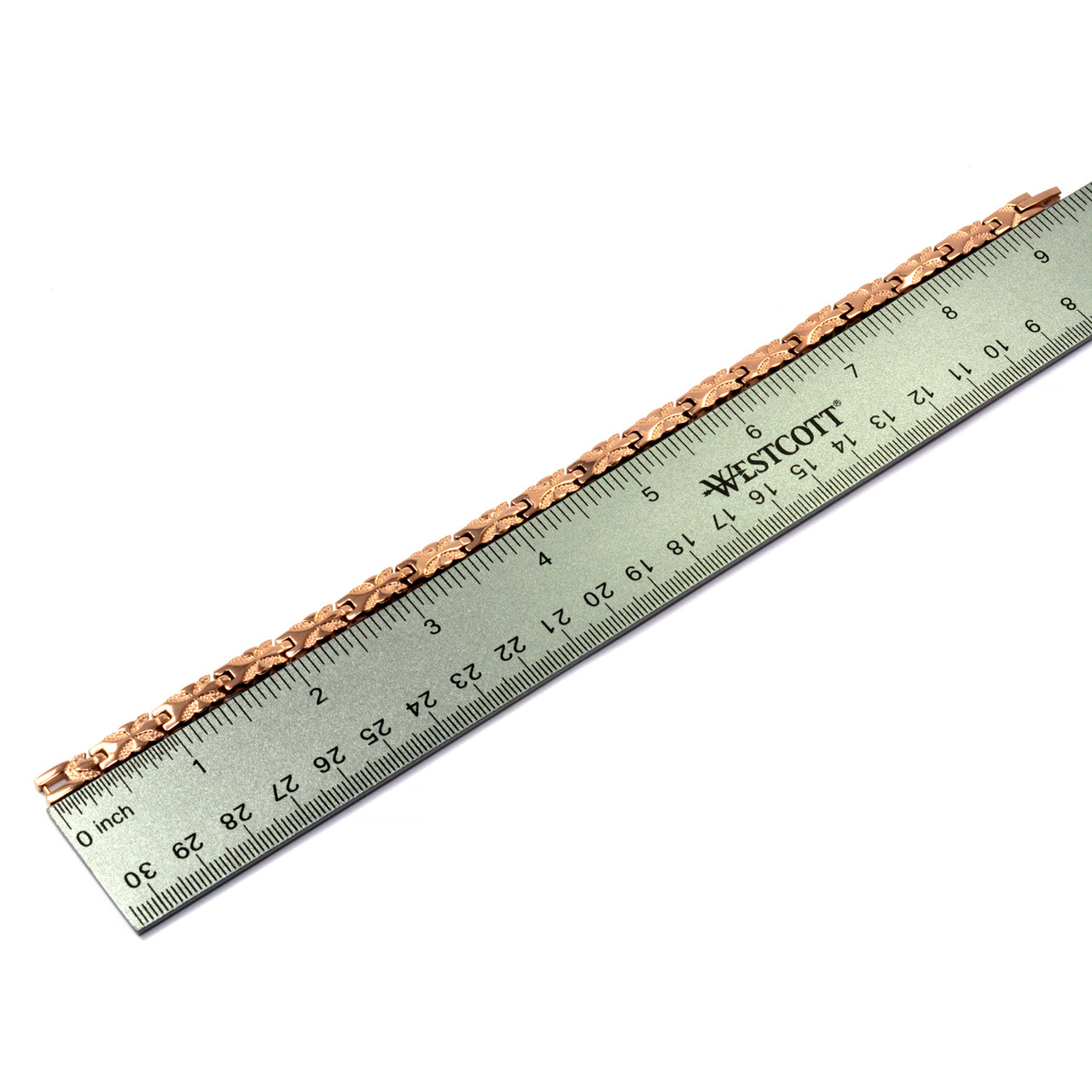 Magnetic Therapy Ankle Bracelet By Novoa, Women's Magnetic Ankle Bracelet in Rose Gold Two Tones