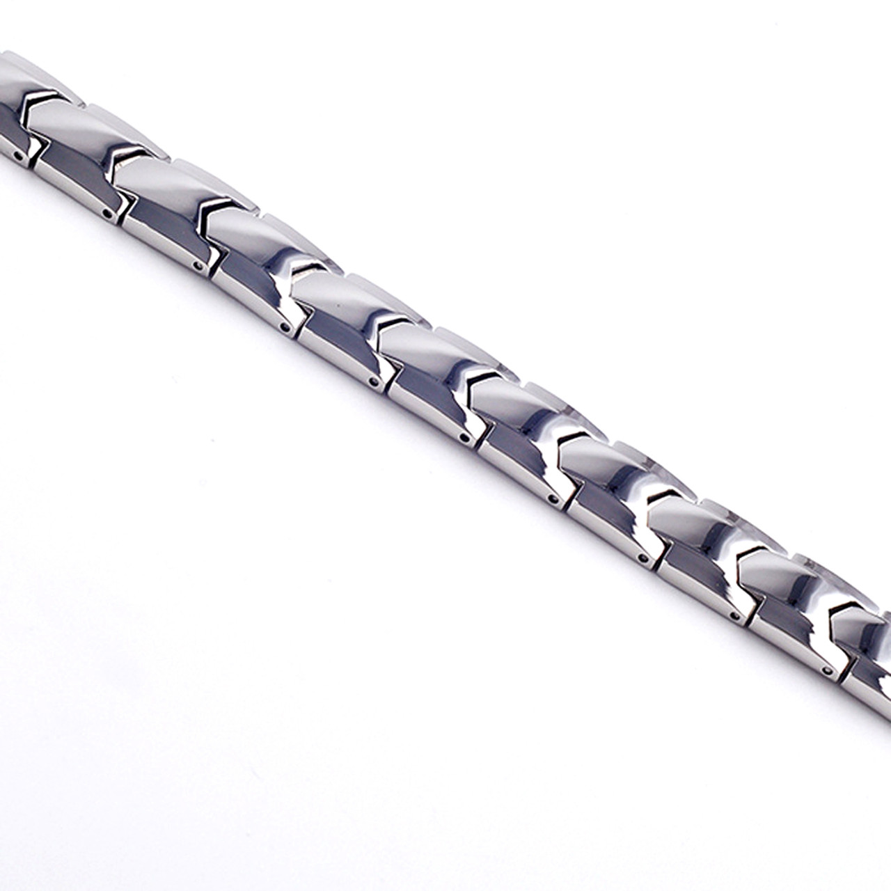 Magnetic Bracelet Novoa Men's Quad-Element Titanium Silver B563