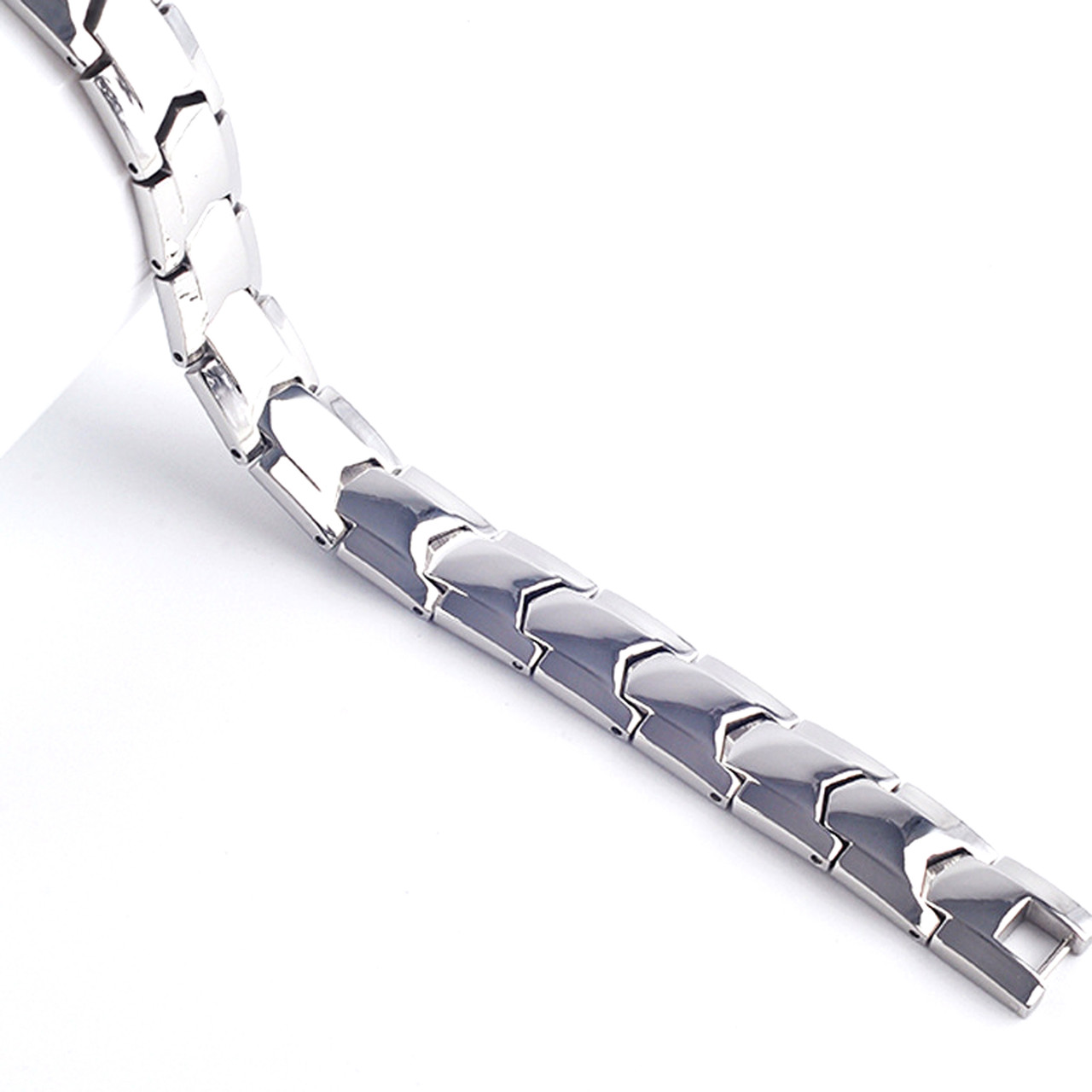 QUARKZMAN Horlogeband van roestvrij staal 316L, 10 mm, met snelsluiting, verstelbare metalen armband voor mannen en vrouwen, zilverkleurig, Zilverkleurig., 10mm, Armband