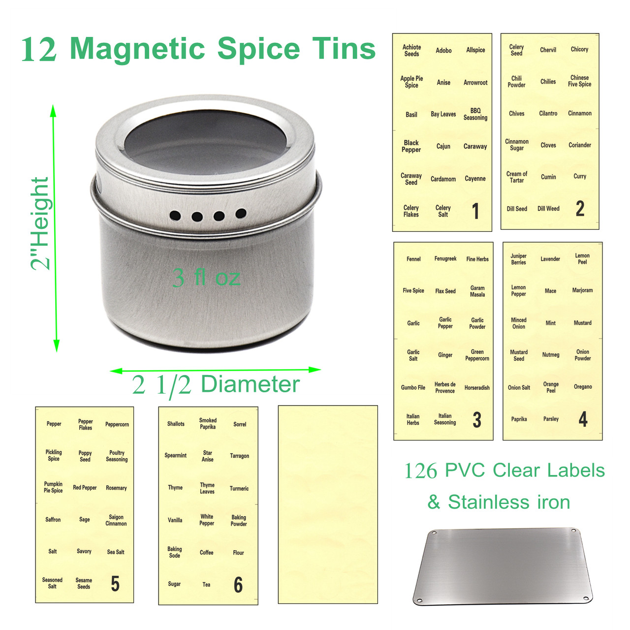 magnetic spice container