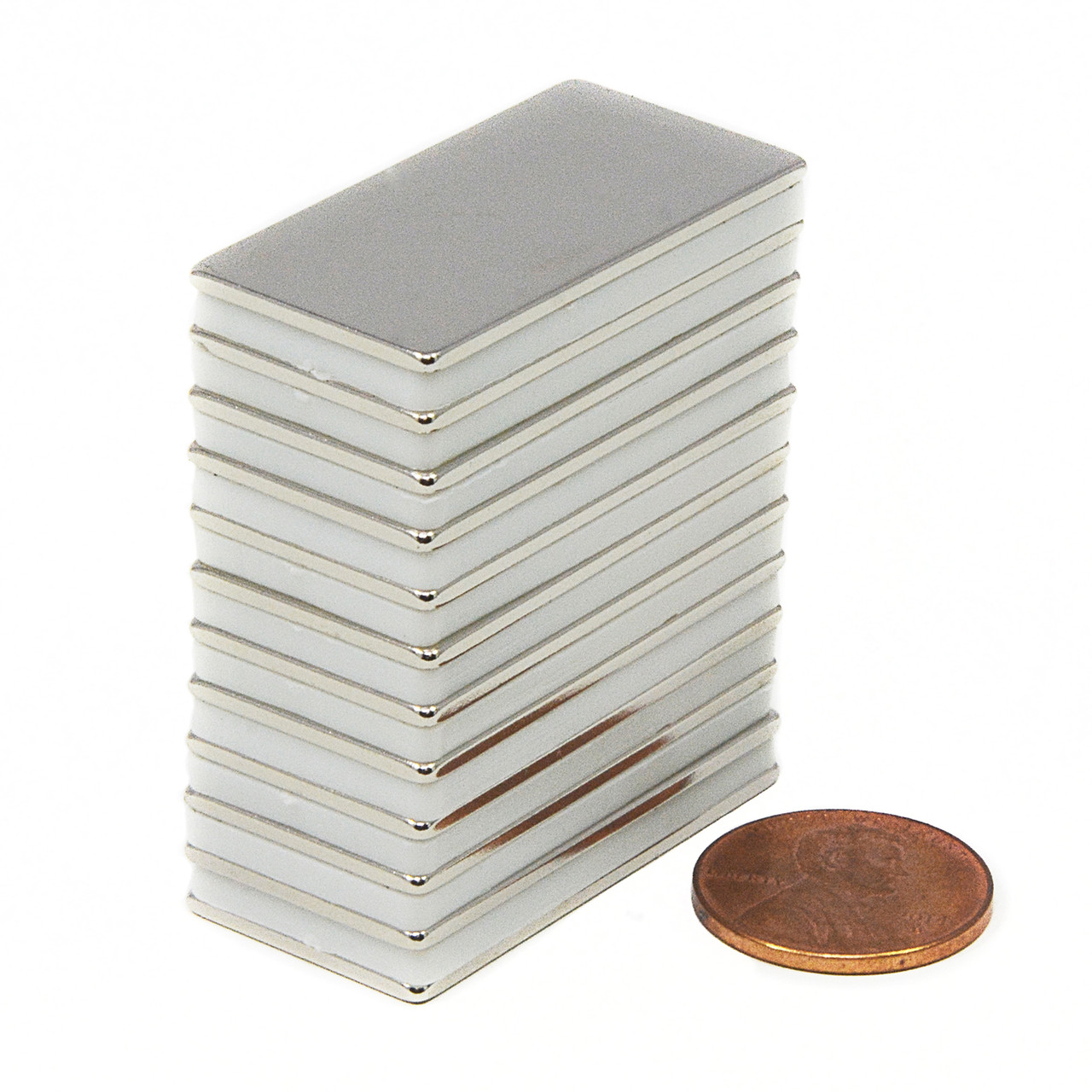 Strong N45 Neodymium Bar Magnet | Rare Earth | NiCuNi Coated