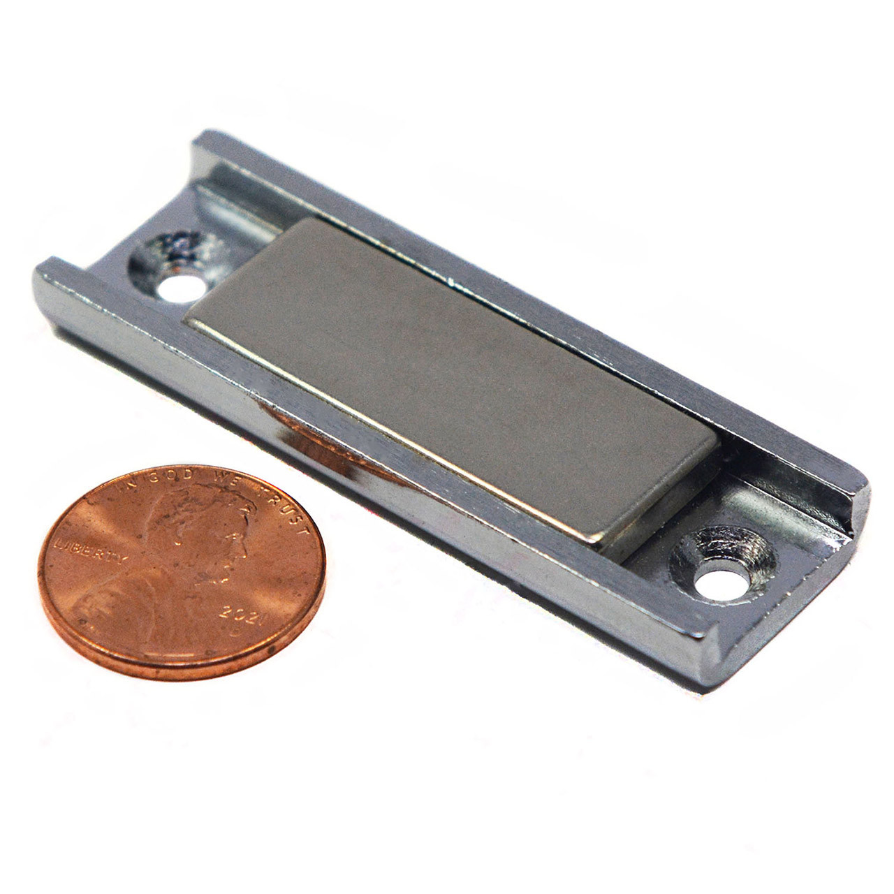 High-Strength Neodymium Channel Magnet for Secure Applications 2.25x3/4x1/4"