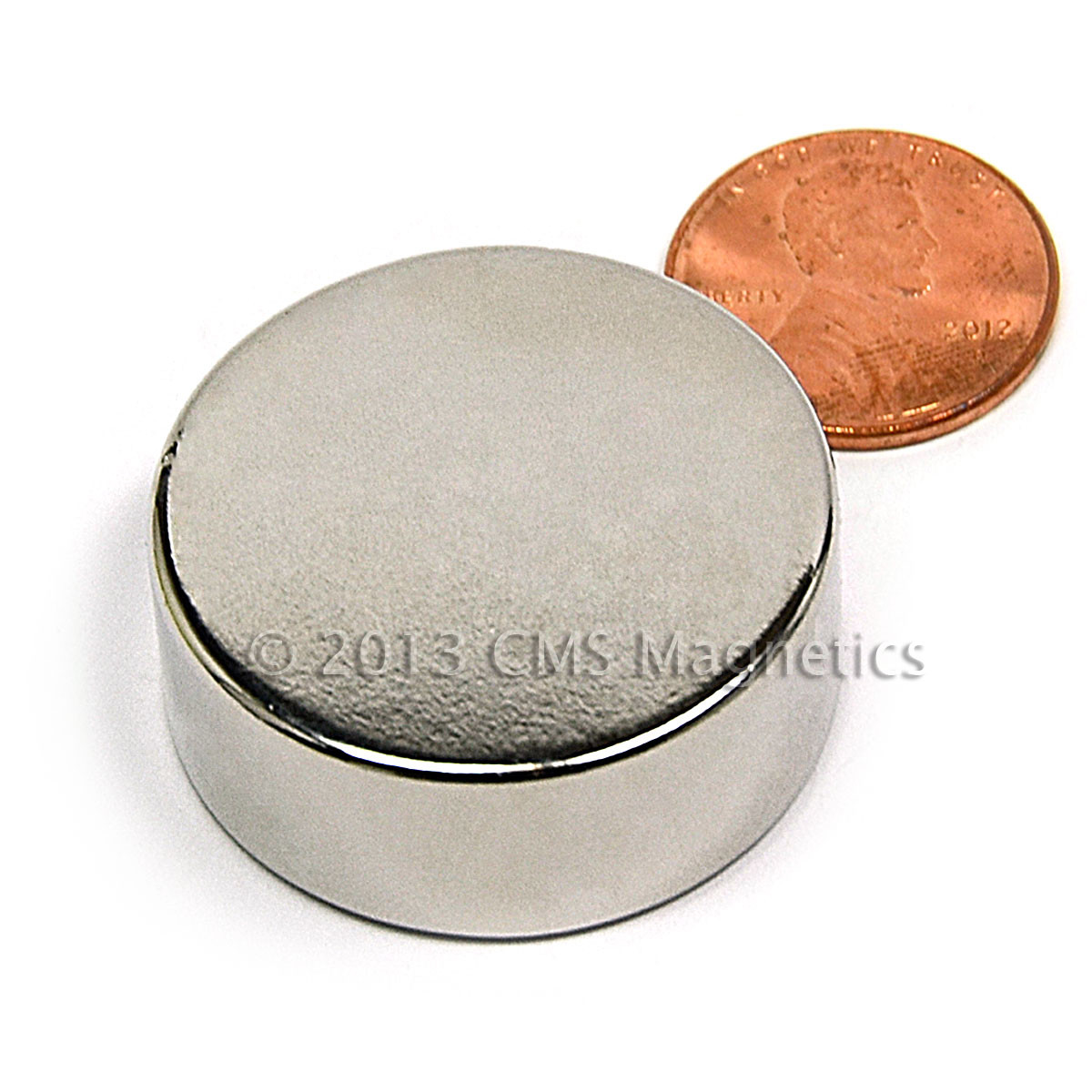 1 1/4X1/2" N42 Disc Neodymium Magnet