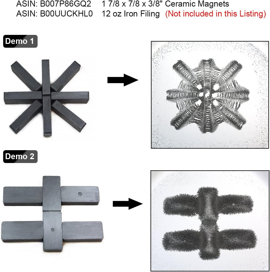 Therapeutic ferrite magnets in industrial application for holding tools