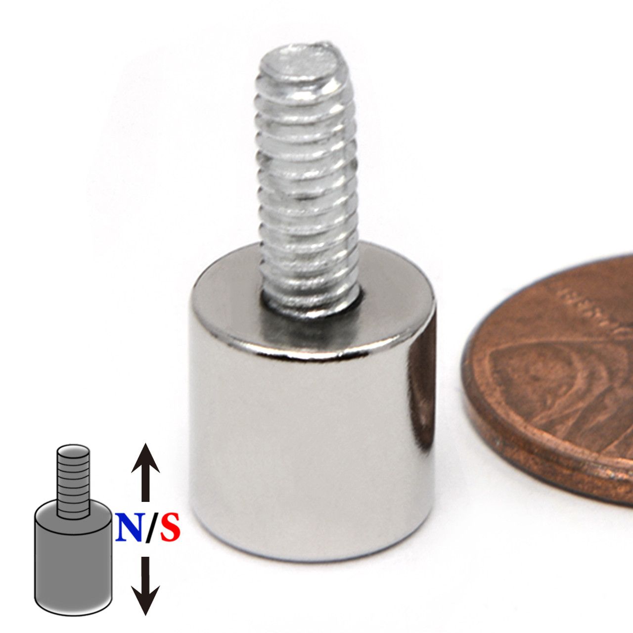 Neodymium Magnets with Stud