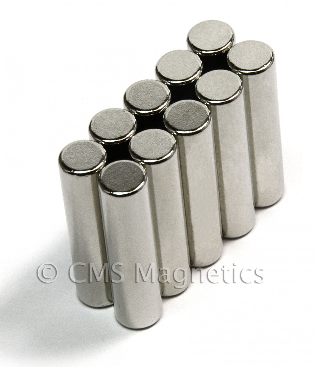 1/4X1" NdFeB, N35, Nd Magnets, Neodymium Magnets, Cylinder Magnets