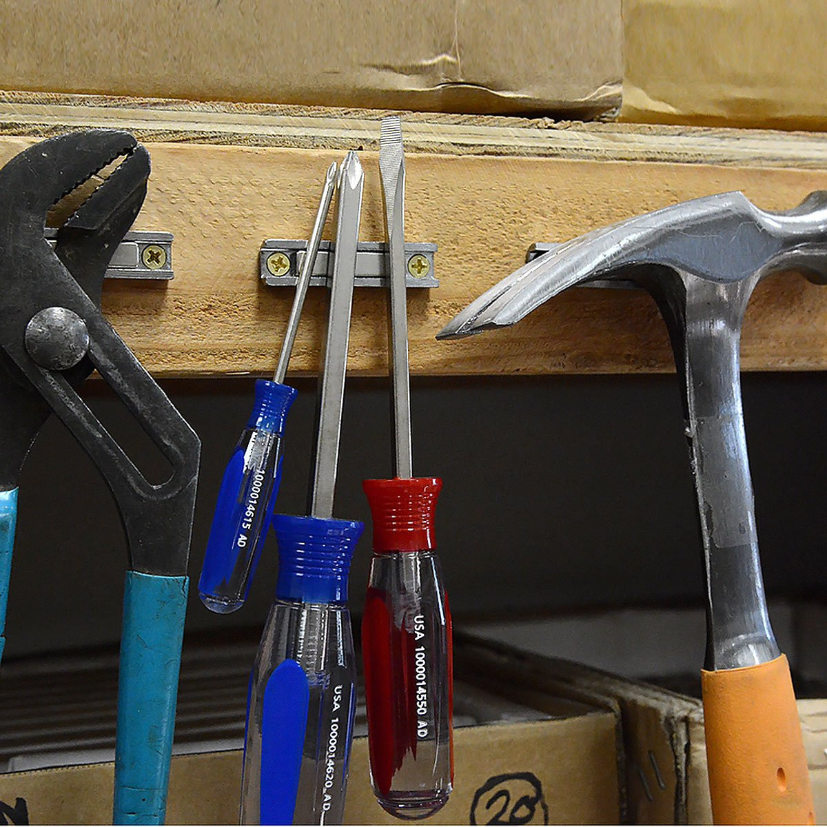 neodymium channel magnets, with countersunk holes
