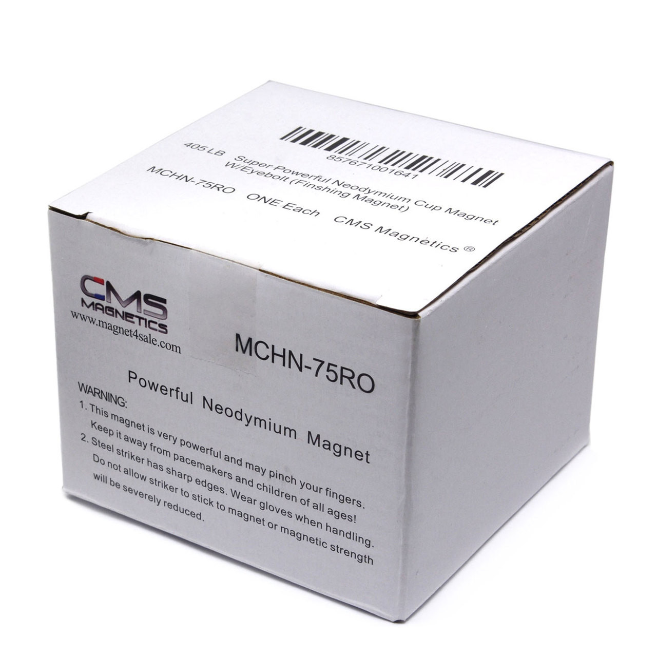 Packaging of 880 LB heavy duty fishing magnet