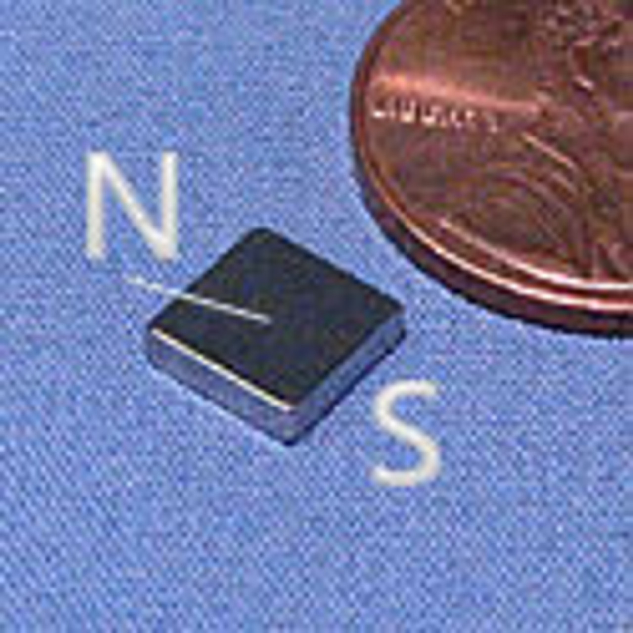 N52 1/4"x1/4"x1/16" Neodymium Rare Earth Block Magnet