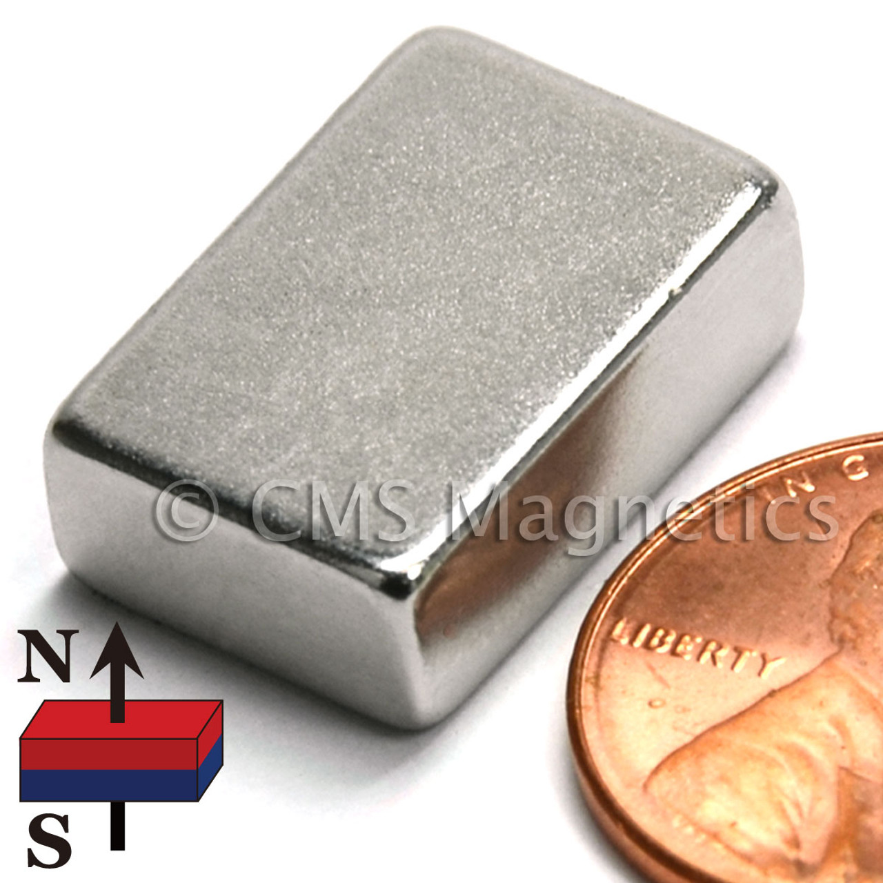 Block Neodymium Magnets N35 5x5x2mm, 20pcs