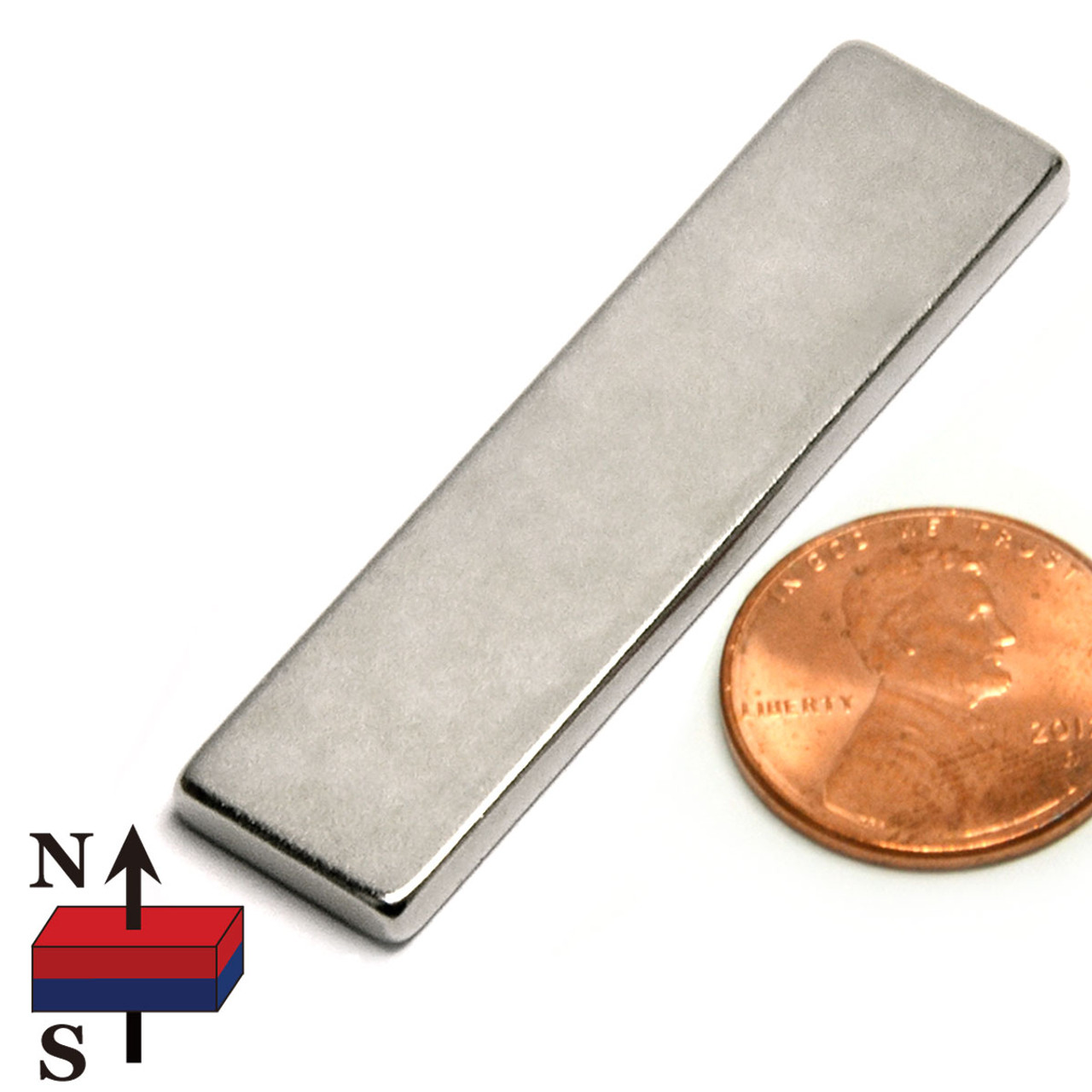 2x1/2x1/8" NdFeB Rare Earth Rectangle Magnet