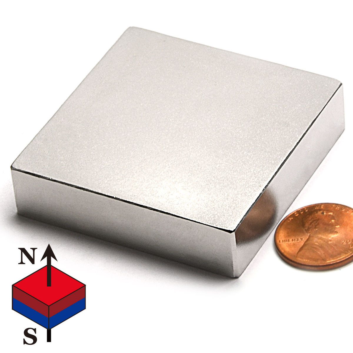 N50 2"X2"X1/2" NdFeB Rare Earth Magnets
