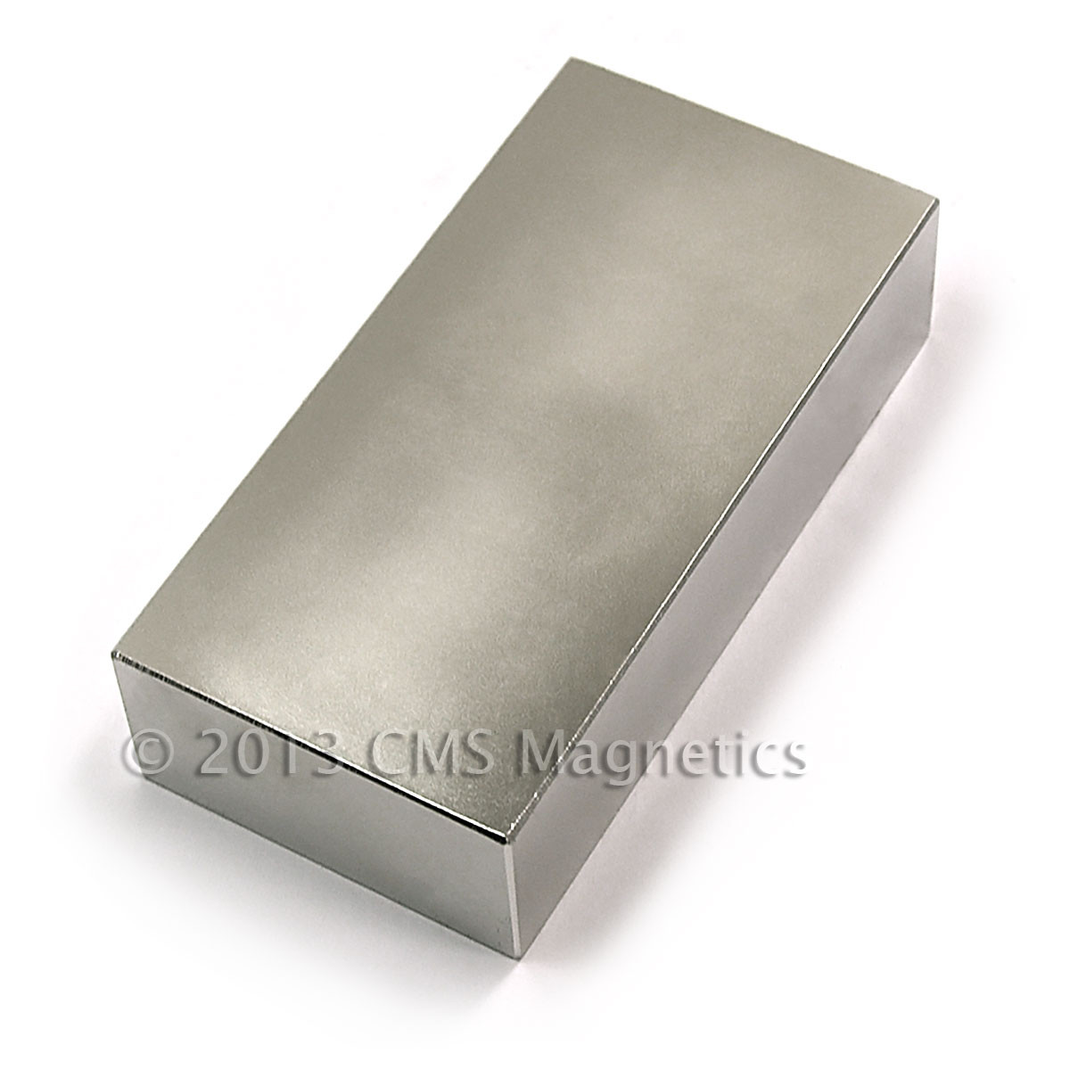 N45 Neodymium Block Magnet 4"x2"x1" with 297 LB Pull Force