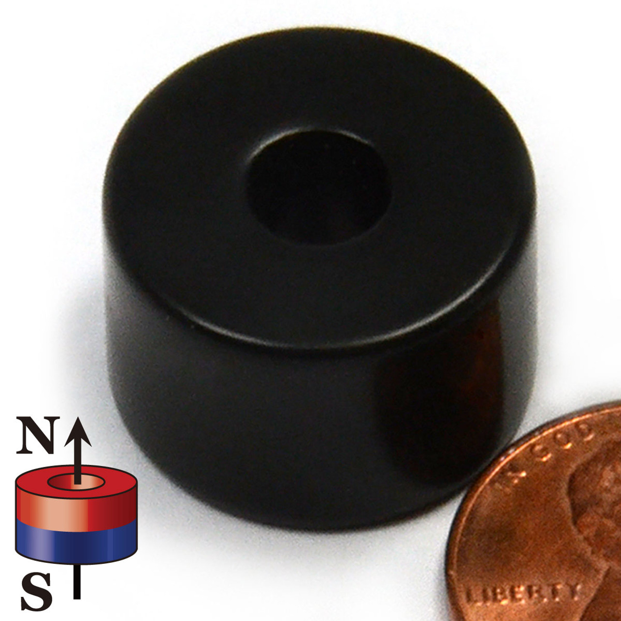 Applied Magnets® 2 Piece 3/4" x 1/4" Grade N42 Neodymium Epoxy Disc Magnets 