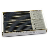Set of 100 Name Badge Magnets with Strong Hold