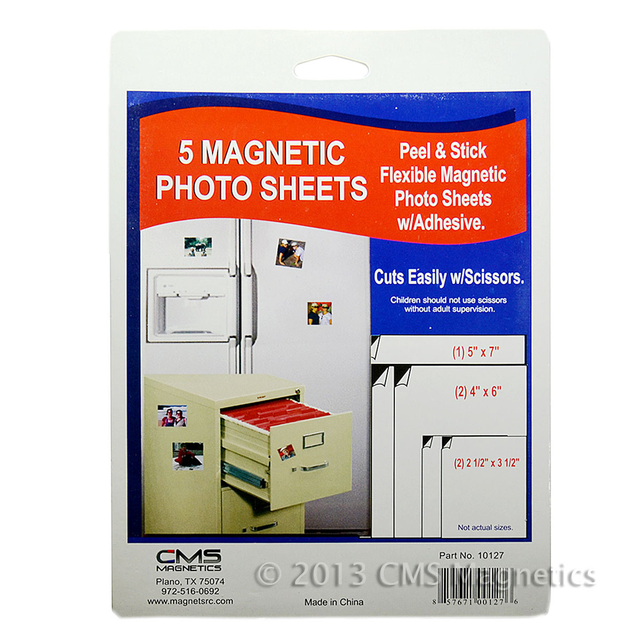 Magnetic Photo Sheets with Adhesive