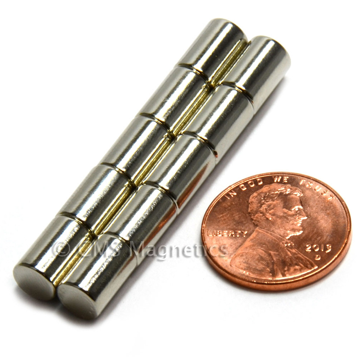 Cylinder Magnet 1/4"x3/8" N48 Neodymium - Liquidation