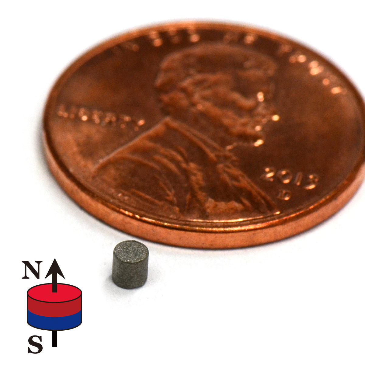 SmCo Magnets SmCo Magnet Dia 2mmx2mm Samarium Cobalt 608 F Working Temperature (SMD001-26)
