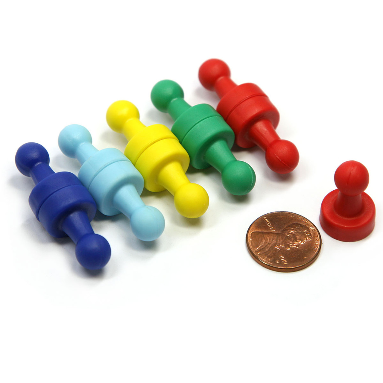 Large Magnetic Pushpins 10 Counts NeoPin  - Assorted Color