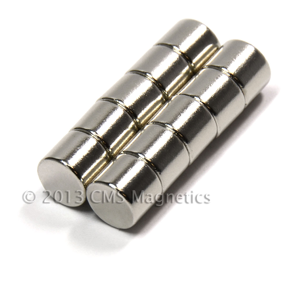 Compact N42 disc neodymium magnet 5/16" diameter x 1/4" thick - ideal for crafts, DIY, and holding applications