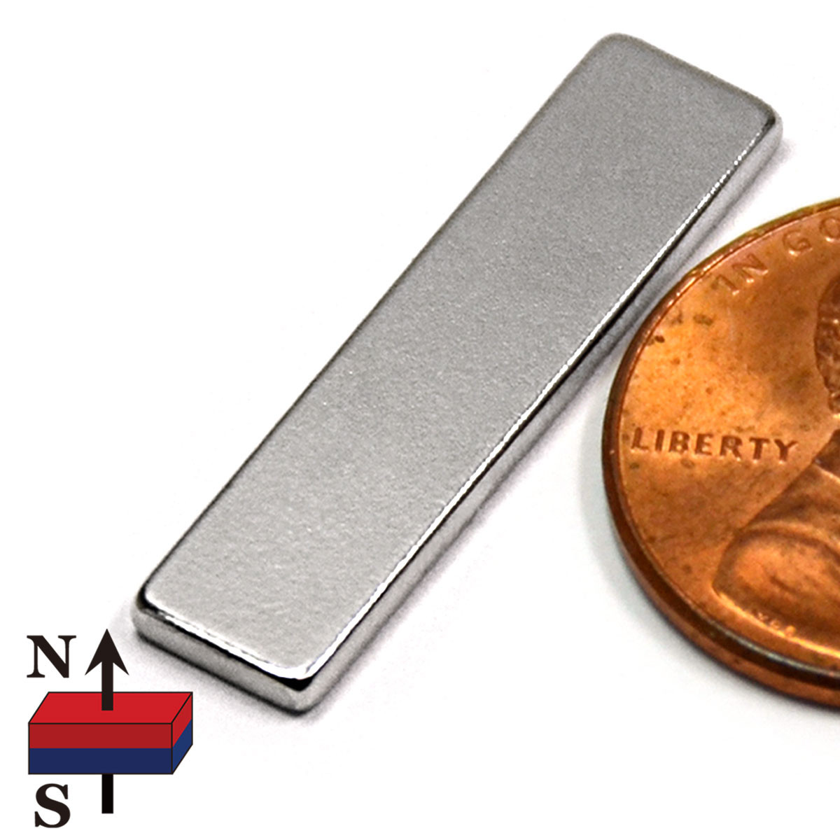 N50 Neodymium Bar Magnet 1x1/4x1/16