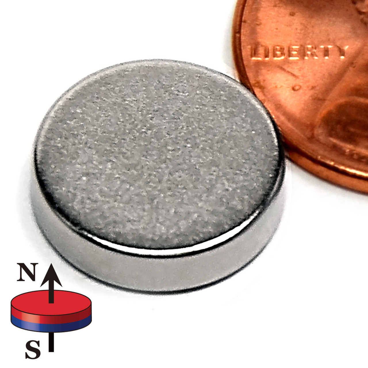 1/2x1/8" N45 Neodymium Disc Magnets