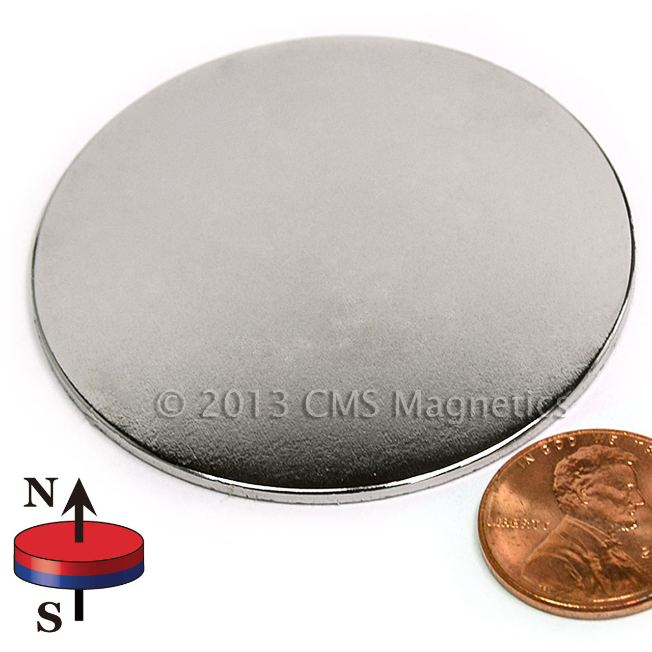 2 x 1/16" N45 Neodymium disc Magnet
