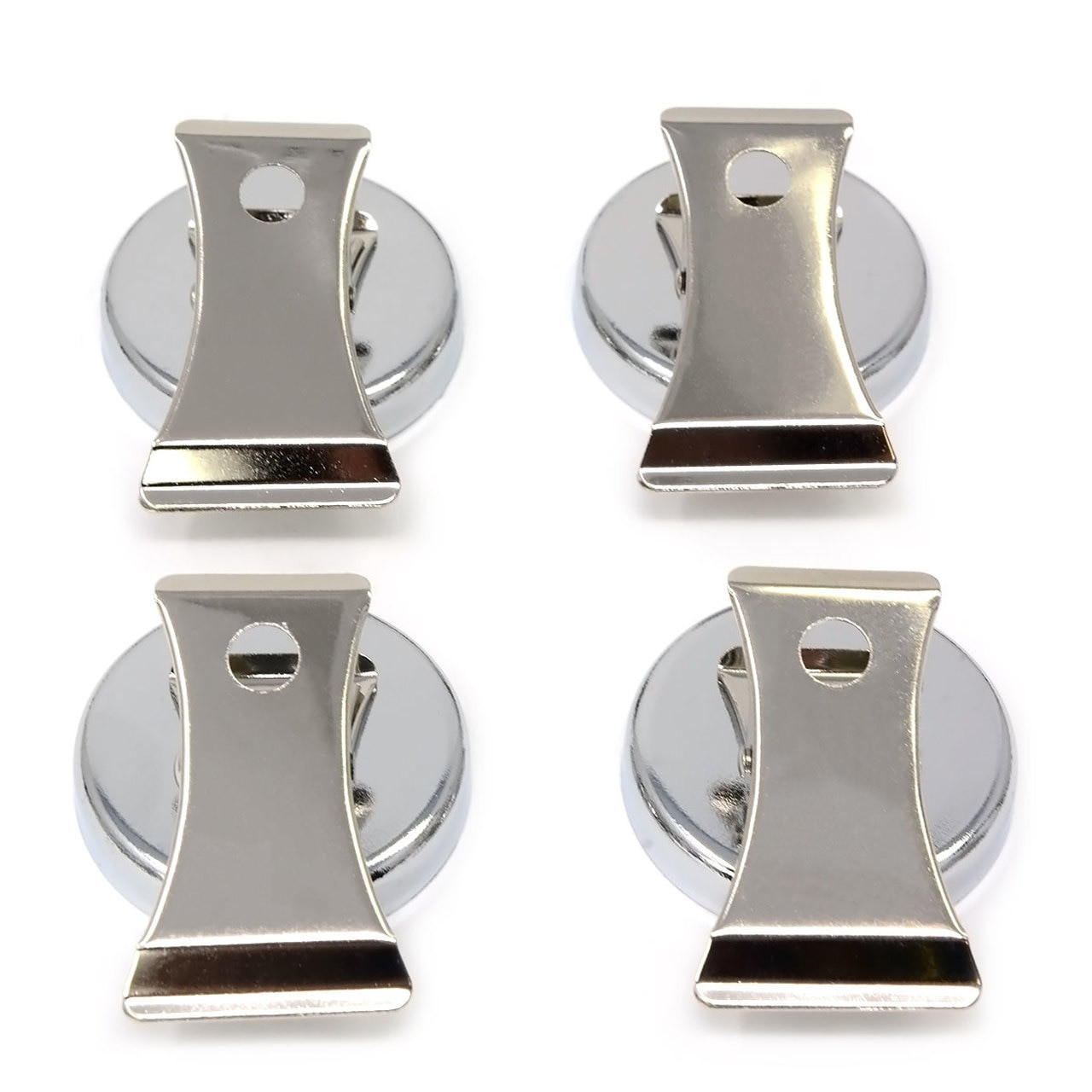4 ct. Magnetic Clips for Cabinet or Magnetic Whiteboard Single Color