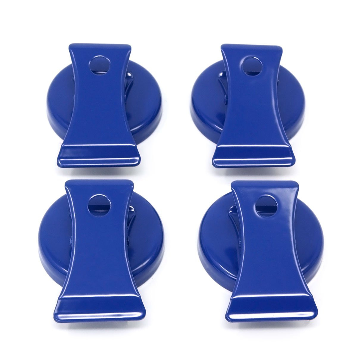 4 ct. Magnetic Clips for Cabinet or Magnetic Whiteboard Single Color