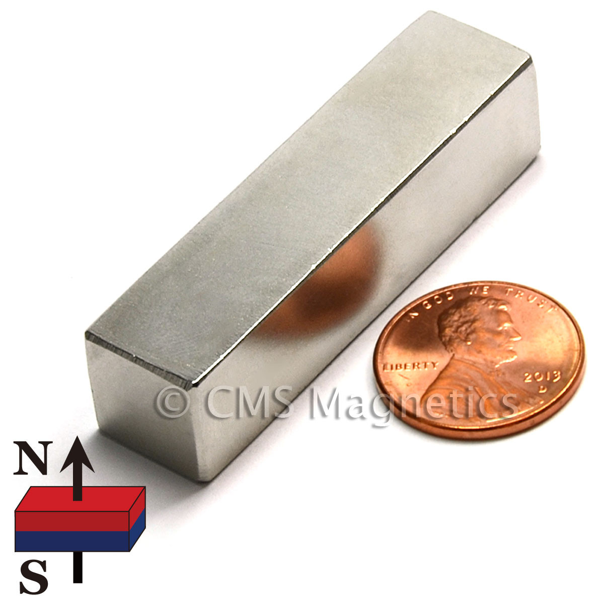 2x1/2x1/2" High Temperature Neodymium Magnet