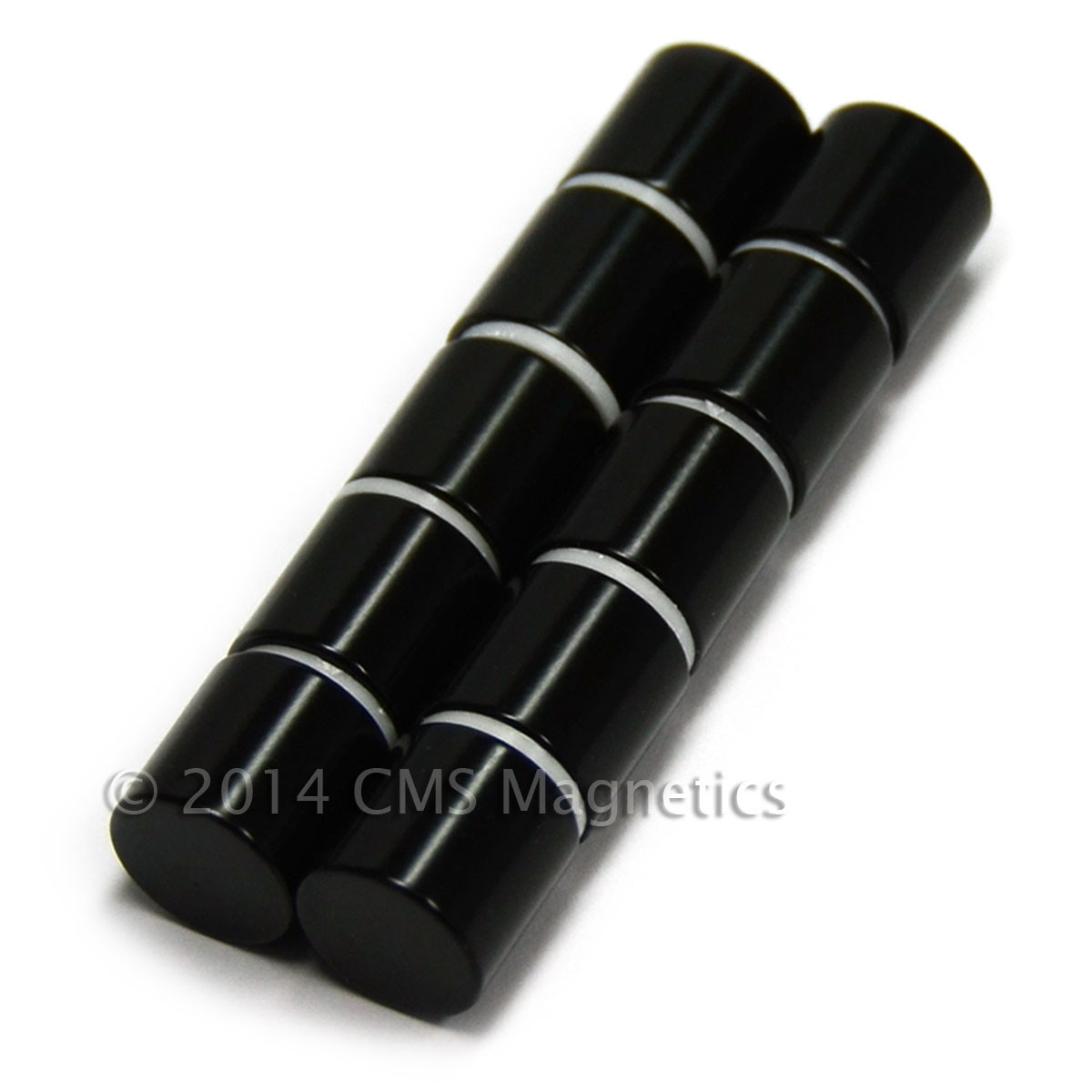 N45 23.3 LB Pull Dia 1/2x1/2" Neodymium Magnet Epoxy Coated