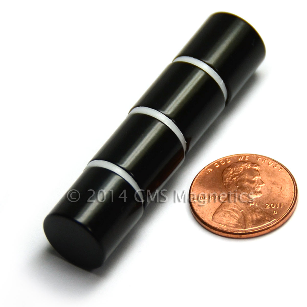 N45 23.3 LB Pull Dia 1/2x1/2" Neodymium Magnet Epoxy Coated