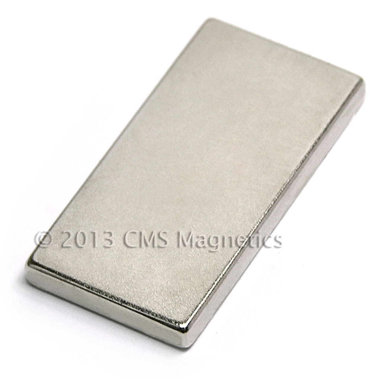 N45 2x1x3/16 magnet with countersunk holes for DIY mounting