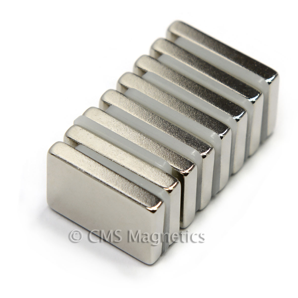 N50 neodymium magnet 3/4 x 1/2 x 1/8"